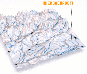 3d view of Kvemo-Achabeti