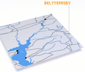 3d view of Belyye Prudy