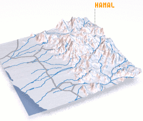 3d view of Ḩamal