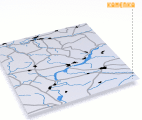 3d view of Kamenka