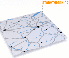 3d view of Staroye Drakino