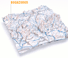 3d view of Boğazören