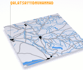 3d view of Qal‘at Sayyid Muḩammad