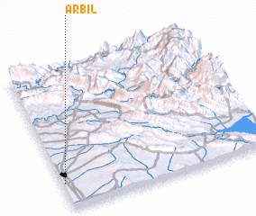 3d view of Arbīl