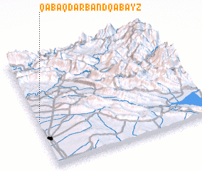 3d view of Qabāq Darband Qābayz