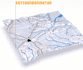 3d view of Rayshān Banī Maţar