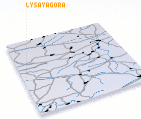 3d view of Lysaya Gora