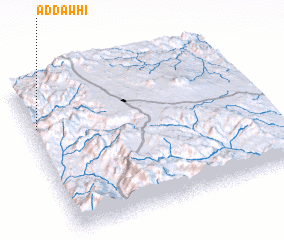 3d view of Aḑ Ḑawḩī