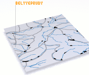 3d view of Belyye Prudy