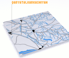 3d view of Qaryatal Karkāshīyah