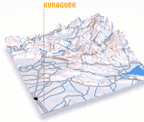 3d view of Kuna Gork