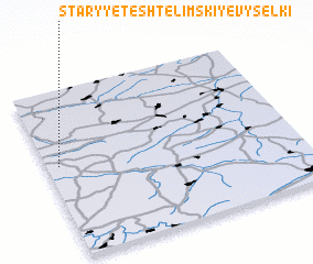 3d view of Staryye Teshtelimskiye Vyselki