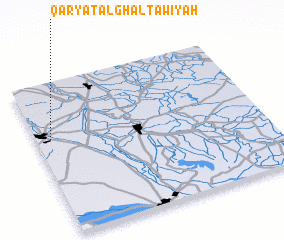 3d view of Qaryat al Ghalţāwīyah