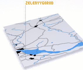 3d view of Zelënyy Gorod