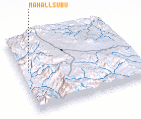 3d view of Maḩall Subu‘