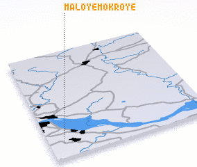 3d view of Maloye Mokroye