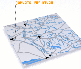 3d view of Qaryat al Yūsufīyah