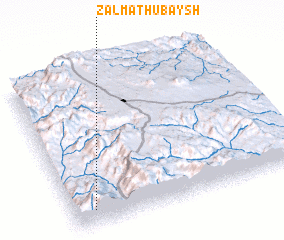 3d view of Zalmat Ḩubaysh