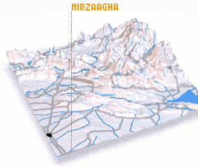 3d view of Mīrzā Āghā