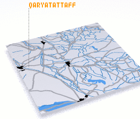 3d view of Qaryat aţ Ţaff