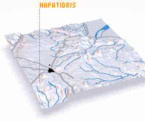 3d view of Ḩāfat Idrīs