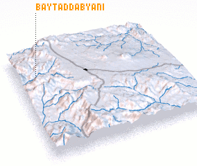 3d view of Bayt aḑ Ḑabyānī