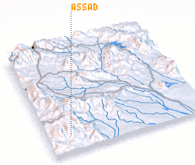 3d view of Aş Şa‘d