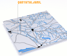 3d view of Qaryat al Jamīl