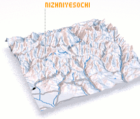 3d view of Nizhniye Sochi