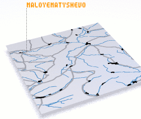 3d view of Maloye Matyshevo