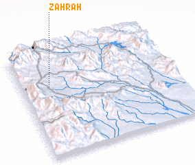 3d view of Z̧ahrah