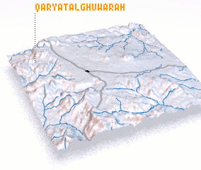 3d view of Qaryat al Ghuwārah