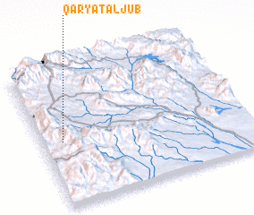 3d view of Qaryat al Jūb