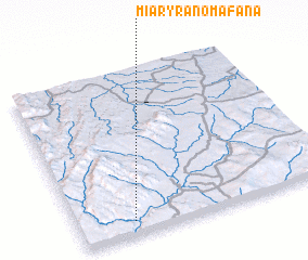 3d view of Miary-Ranomafana