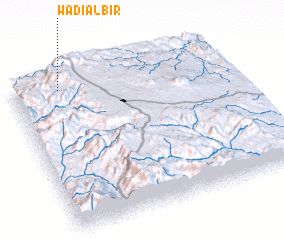 3d view of Wādī al Biʼr