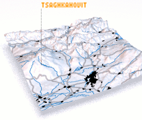 3d view of Tsaghkahovit