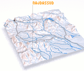 3d view of Najd aş Şūd