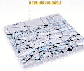 3d view of Verkhniy Akbash