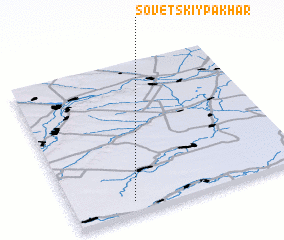 3d view of Sovetskiy Pakhar\