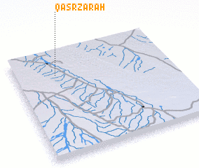 3d view of Qaşr Zārah