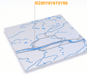 3d view of Nizhnyaya Toyma