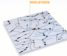 3d view of Nikolayevka