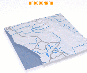 3d view of Andobomana