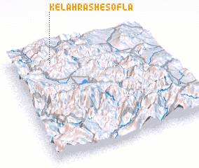 3d view of Kelah Rash-e Soflá