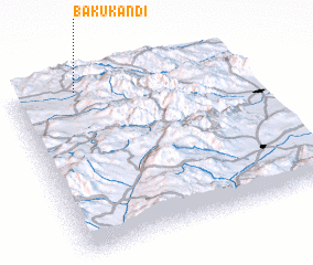 3d view of Bakū Kandī