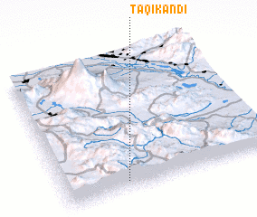 3d view of Taqī Kandī