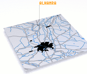 3d view of Al Ḩamrāʼ