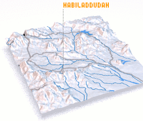 3d view of Ḩabīl ad Dūdah