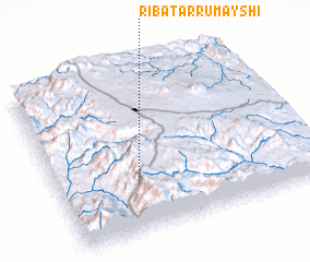 3d view of Ribāţ ar Rumayshī