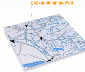 3d view of Qaşr al Muhannāwīyah